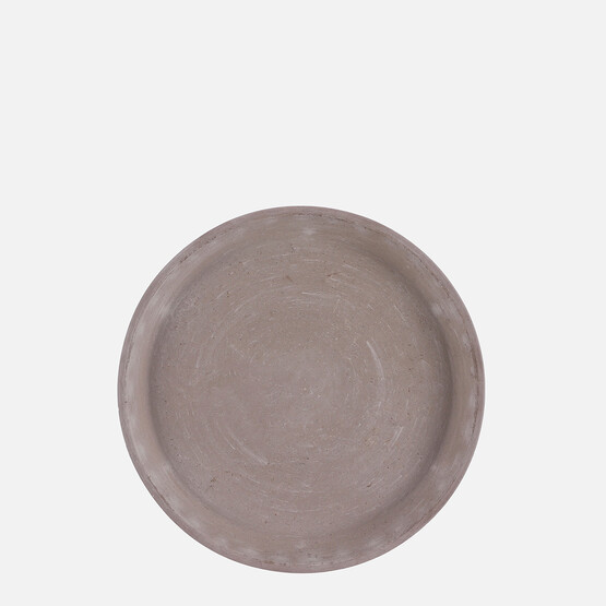 Terra Saksı Altlığı Gri Q21 cm