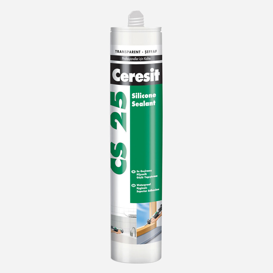    Ceresit CS 25 Silikon Mastik Beyaz 280 ml 