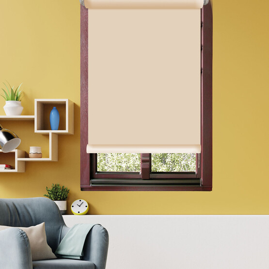 Linadora Polyester 70x200 cm Kumaş Stor Ekru