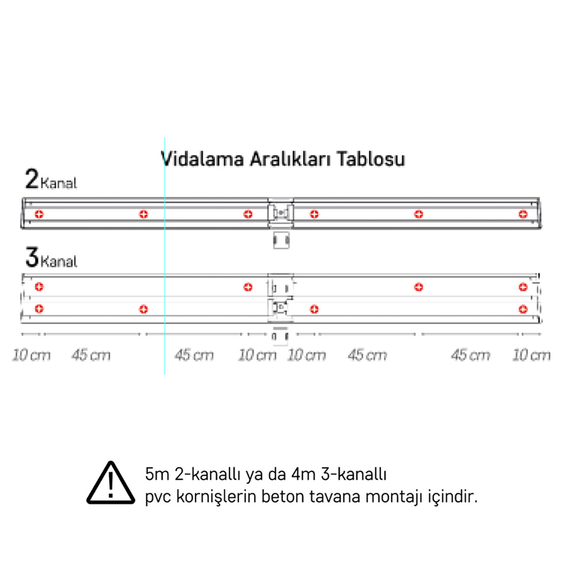    Slimflex Çivili Korniş Dübeli 