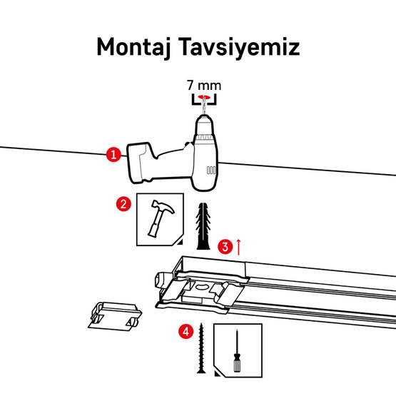 Slimflex Aksesuar Montaj Seti 