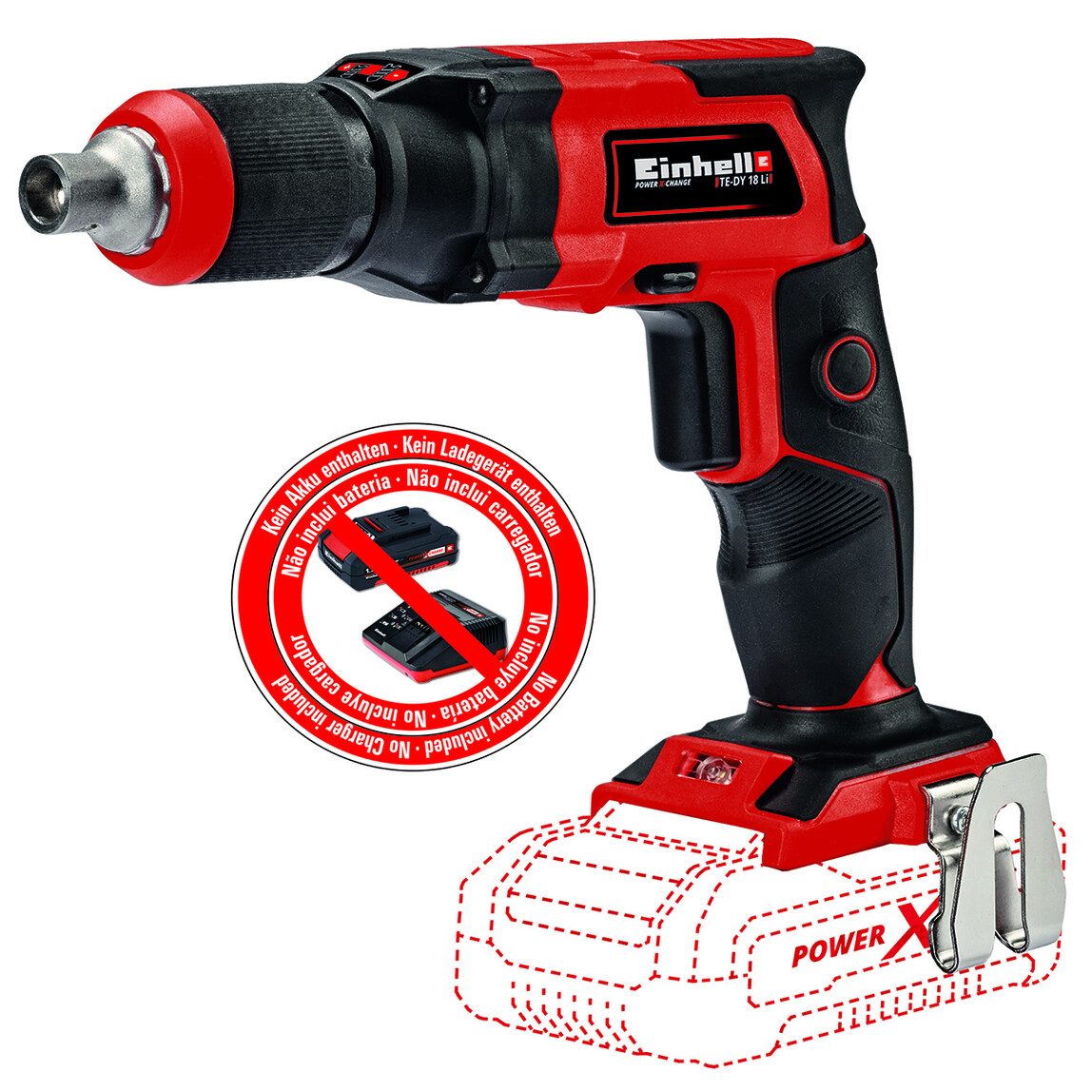    Einhell TE-DY 18 V Aküsüz Li-ion Darbesiz Akülü Vidalama (Solo)  