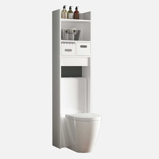 Gold Banyo Arte Aynasız  Takım Banyo Dolabı Beyaz