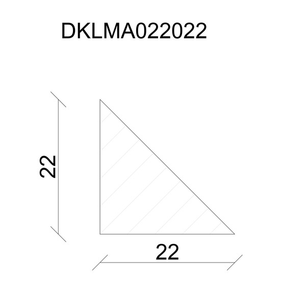 Neuhofer Üçgen Ahşap Çıta 22x22 mm 240 cm