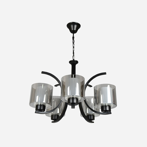 Dlc Azer Modern 5'li E27 Duy Silindir Klasik Avize 