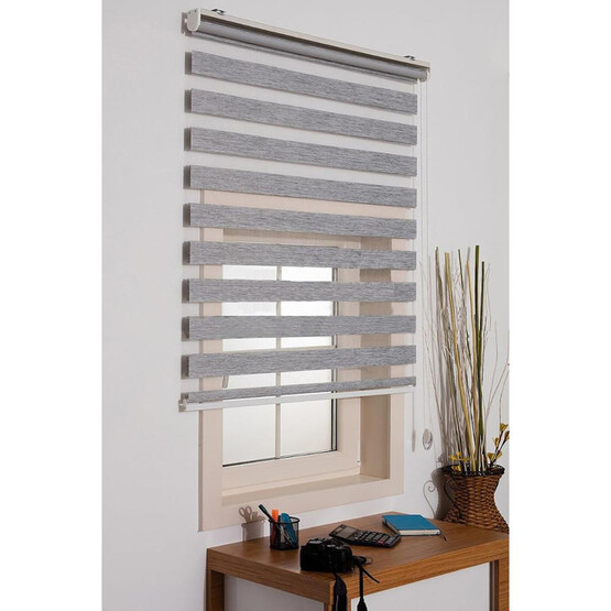 Linadora Bambu Polyester 130x200 cm Zebra Stor Gri