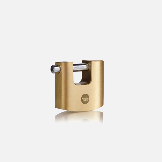 Yale 60 mm Oval Kayar Pimli Pirinç Asma Kilit  - Blister 