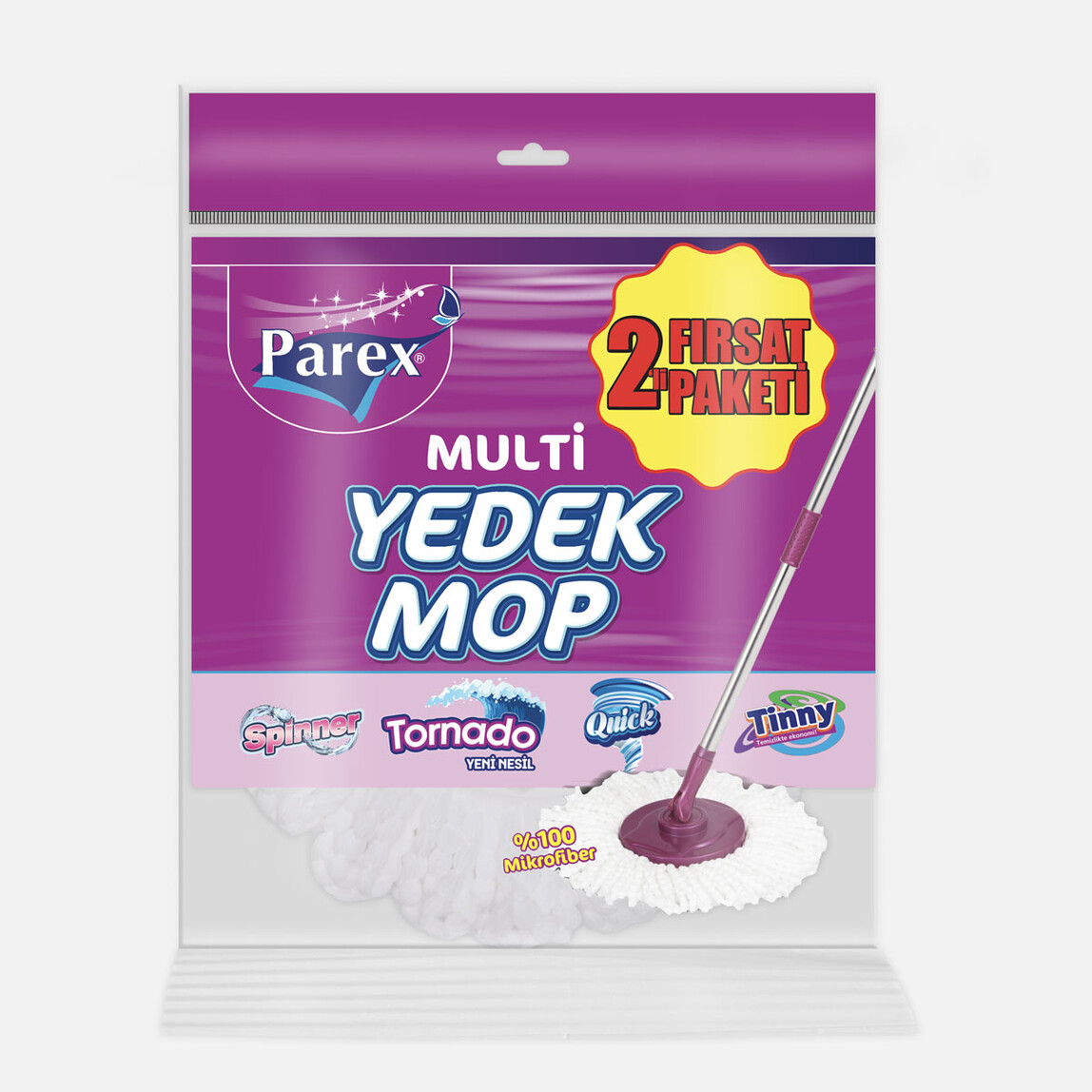    Parex Multi Yedek Mop 2'li Paket  