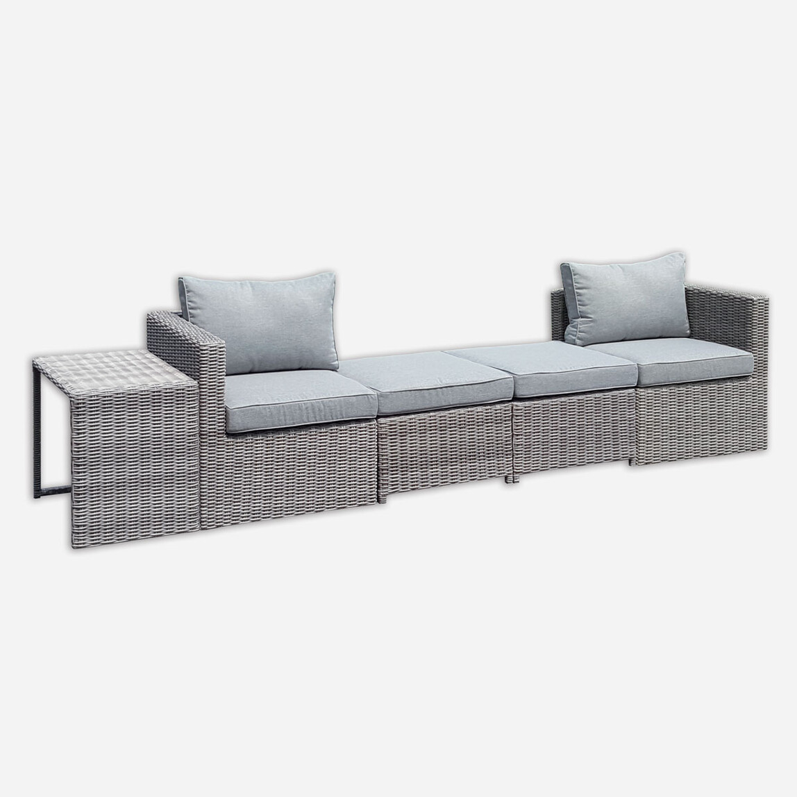    Sunfun Side Rattan Oturma Grubu Gri  