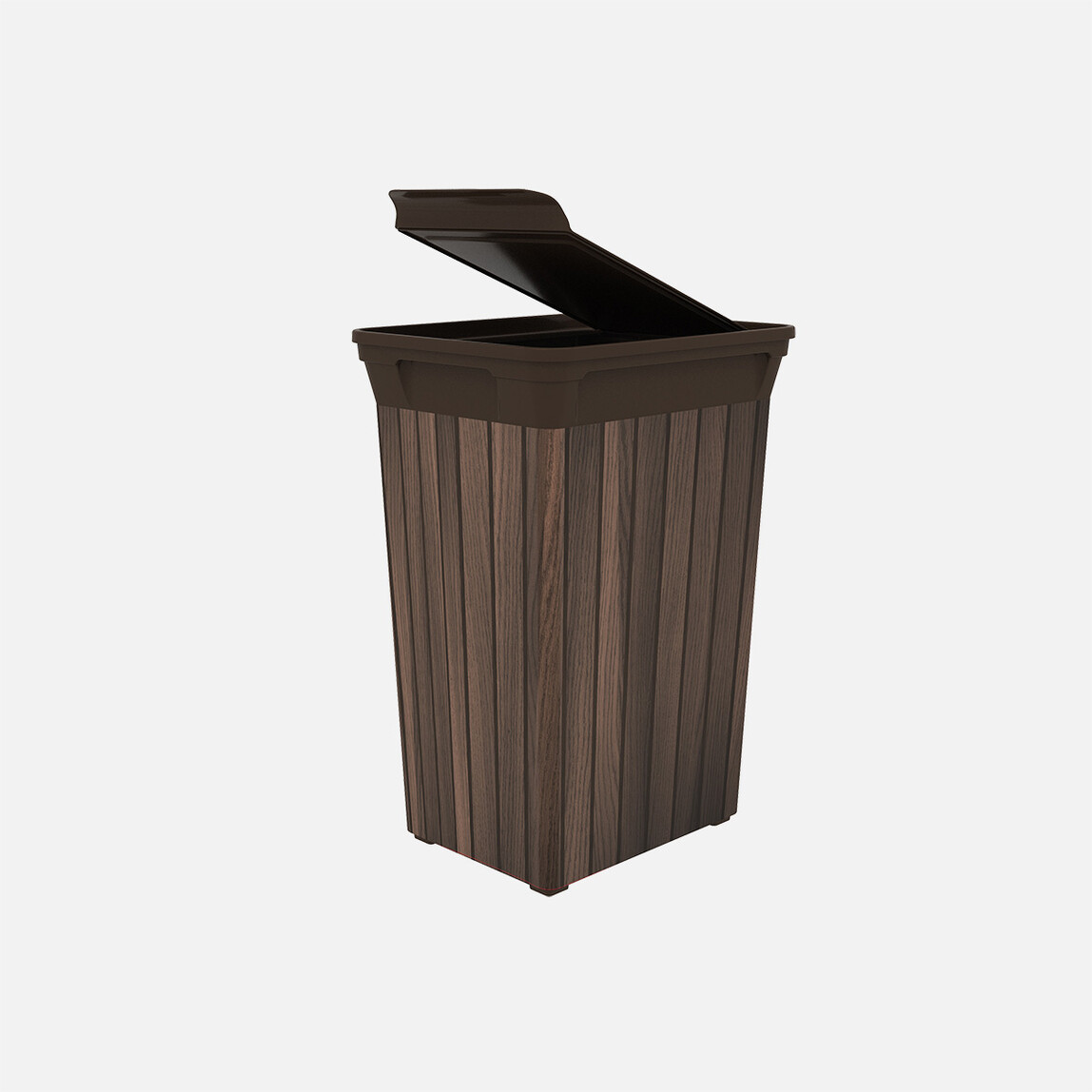    Qutu Q-Trash Çöp Kutusu Wood 20 Lt   