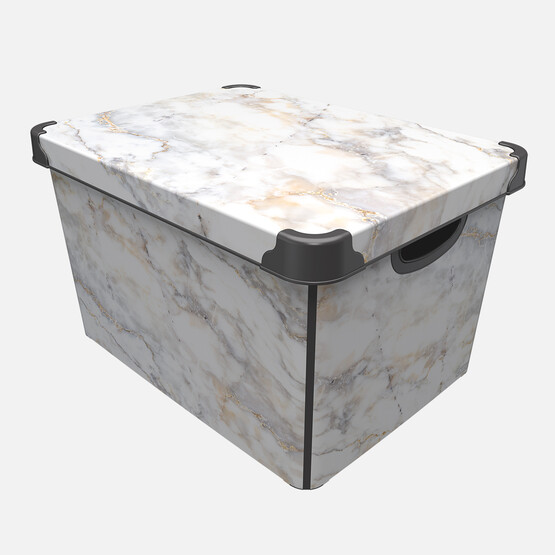 Qutu Style Box Kutu Marble 20 Lt  