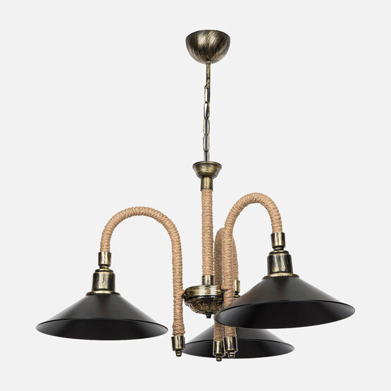 Asz Marta Modern 3'lü E27 Duy Metal Avize 