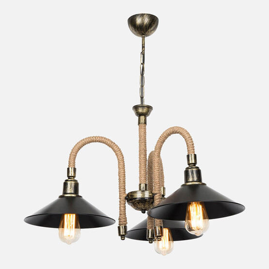 Asz Marta Modern 3'lü E27 Duy Metal Avize 