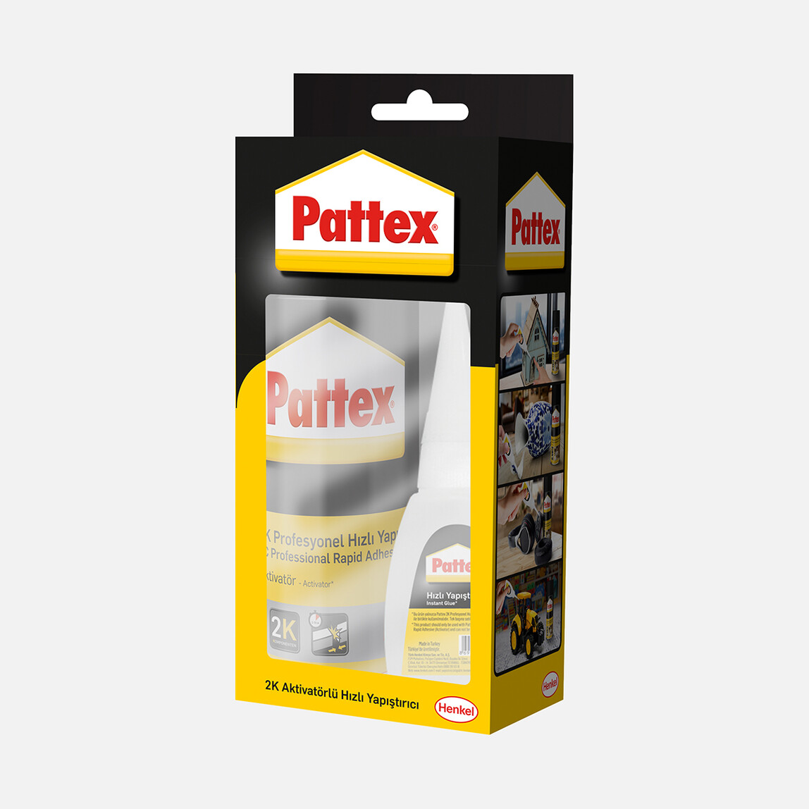    Pattex 2K Hızlı Yapıştırıcı 100+17 ml  