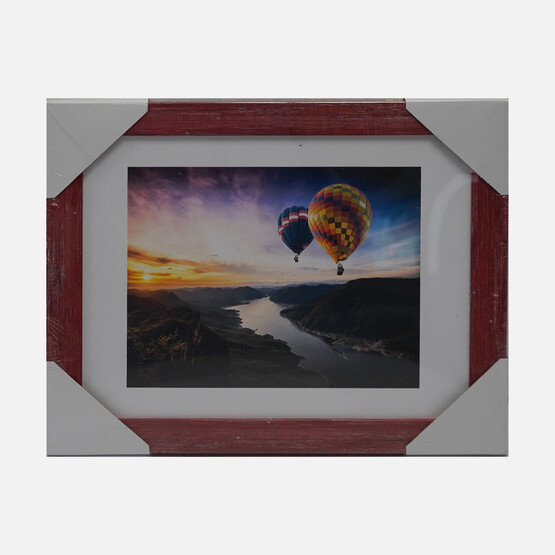 Mina Art Çerçeveli Linen Baskı Tablo 30x36 cm