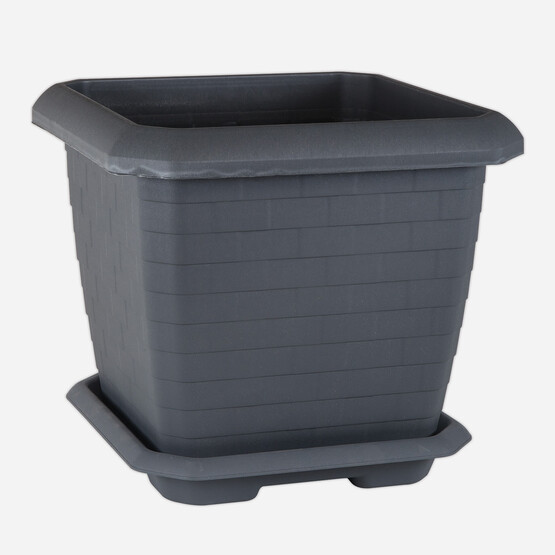 Serinova Hisar Saksı 25,5 lt Antrasit 