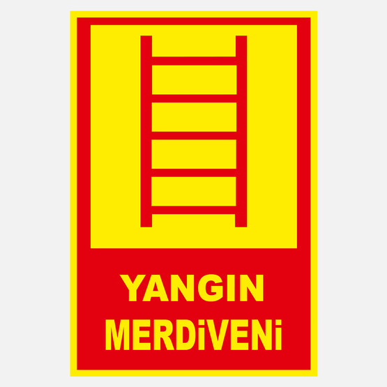 Ekstrafix Yf068 12X25 Fosforlu Yangın Merdiveni 