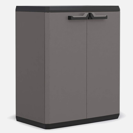 Keter Piu Kısa Tek Raflı Plastik Dolap 68x39x83 cm  Antrasit 