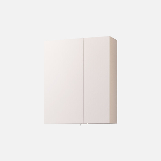 Bonitobagno Capri Aynalı 56 cm Banyo Dolabı Üst Modül Beyaz