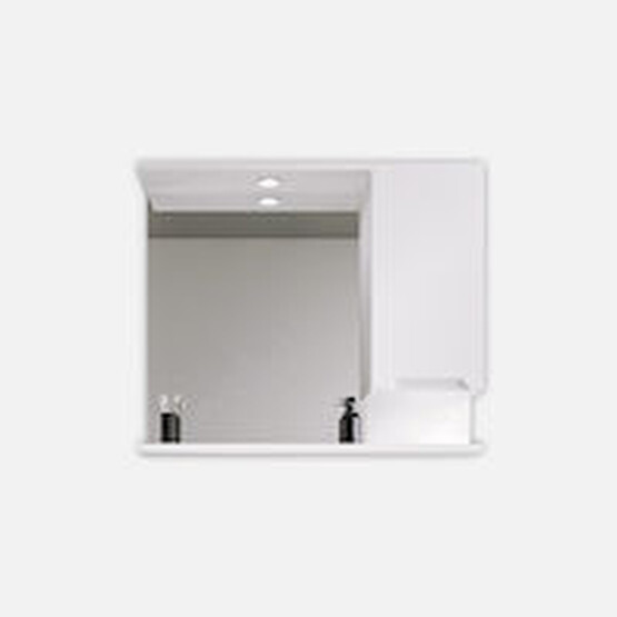 Bonitobagno Rita Aynalı 100 cm Banyo Dolabı Üst Modül Beyaz