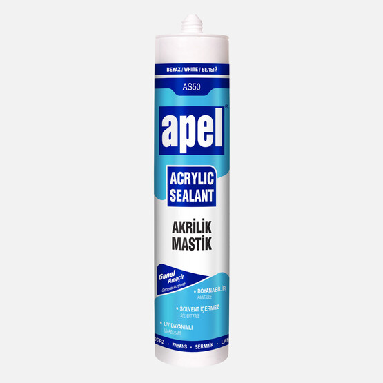 Apel Akrilik Mastik Beyaz 500 g