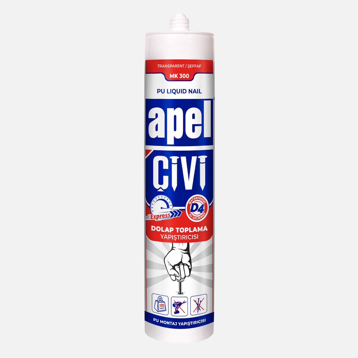    Apel 390 g Poliüretan Sıvı Çivi MK300 Apel  