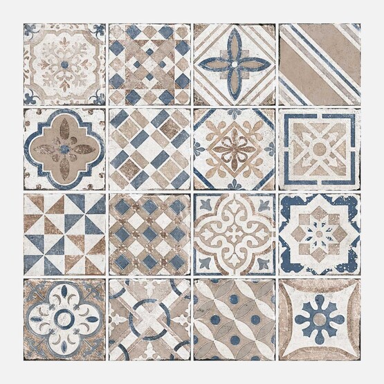 Ege Seramik Marrakesh Mavi Mix 20x20cm