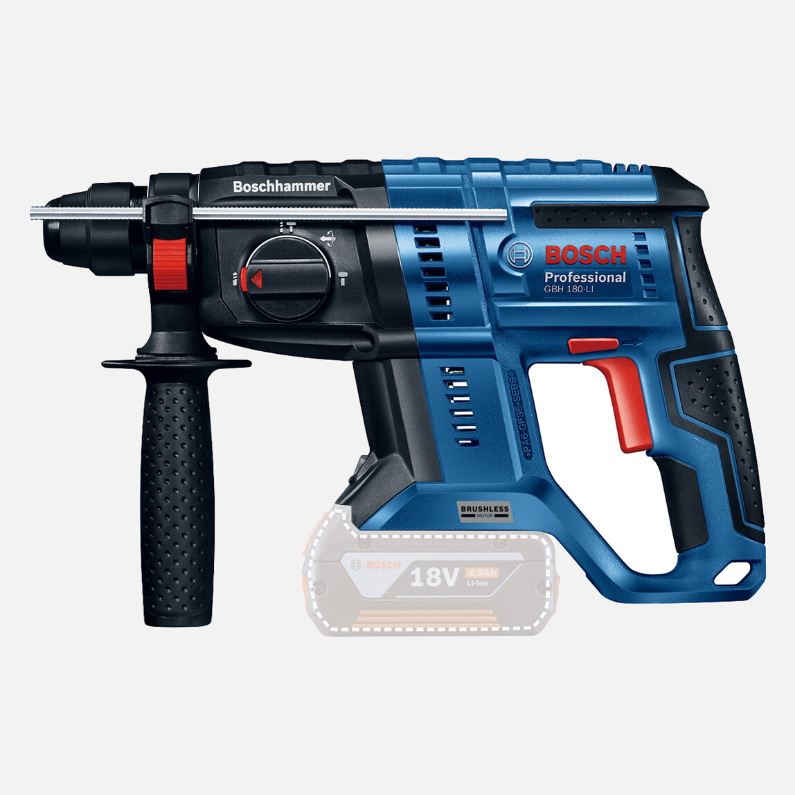    Bosch Profesyonel GBH-180-LI 18V 4 Ah Li-ion Solo Kırıcı Delici  