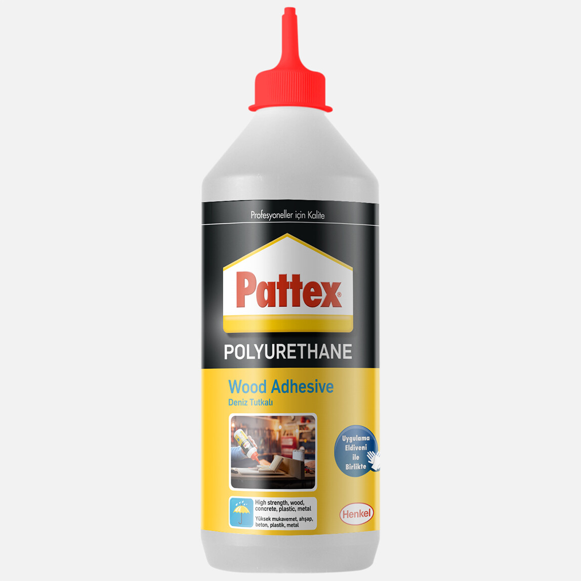    Pattex Polüretan Deniz / Ahşap Tutkalı 500 Gr / 410 Ml  