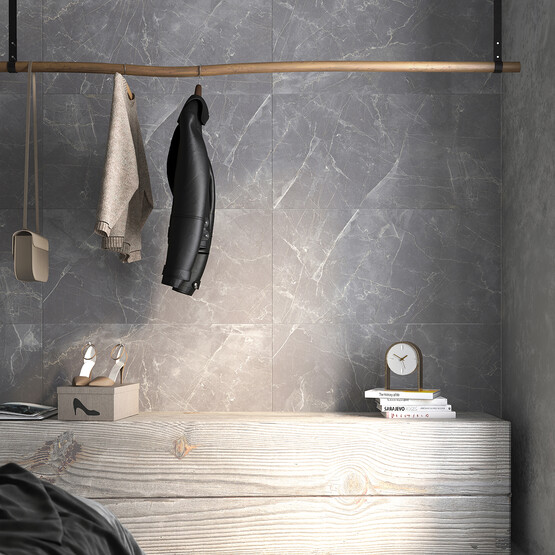 Yurtbay Sırlı Granit Maison Karo Gri 60 x 120 cm 1,44 m2
