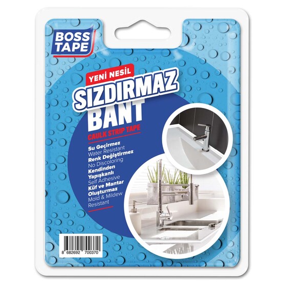 Boss Tape Beyaz Sızdırmazlık Bandı 38 mm x 3,35 m