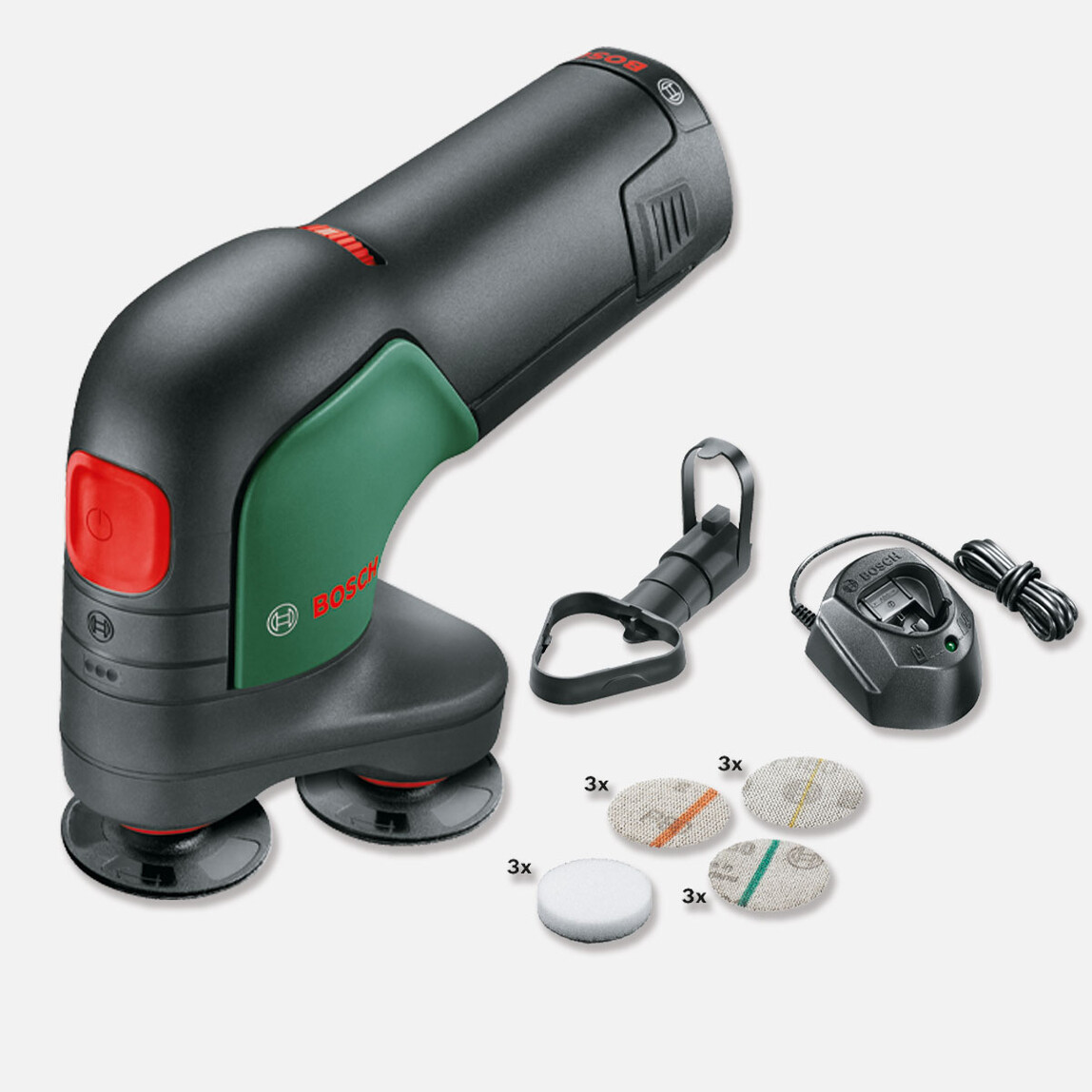    Bosch EasyCurvSander 12 Akülü Diskli Zımpara ve Polisaj Makinesi  