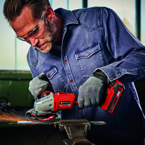 Einhell Axxio 18/115 mm Kömürsüz Avuç Taşlama Makinesi -Solo (Akü ve Şarj Cihazı Dahil Değildir.)