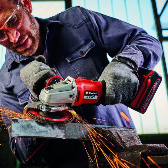 Einhell Axxio 18/115 mm Kömürsüz Avuç Taşlama Makinesi -Solo (Akü ve Şarj Cihazı Dahil Değildir.)