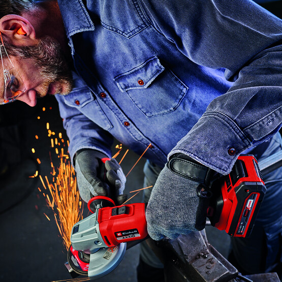 Einhell Axxio 18/115 mm Kömürsüz Avuç Taşlama Makinesi -Solo (Akü ve Şarj Cihazı Dahil Değildir.)