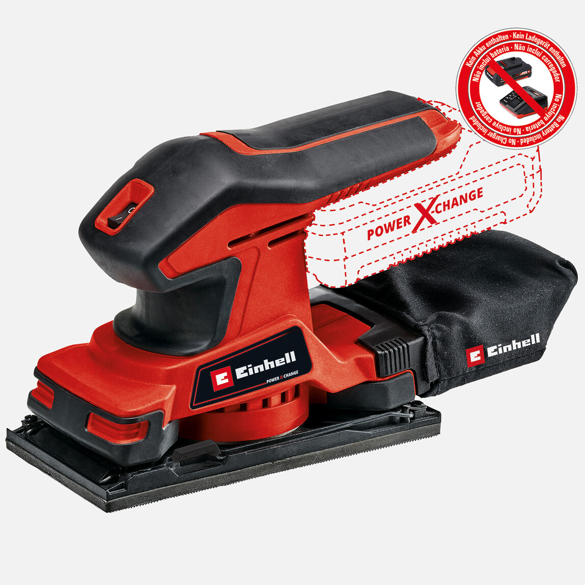    Einhell TC-OS 18/187 Li Solo Titreşim Zımpara  