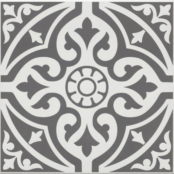 Çanakkale Seramik Ornament Karo Klasik Siyah 33 x 33 cm 1,42 m2