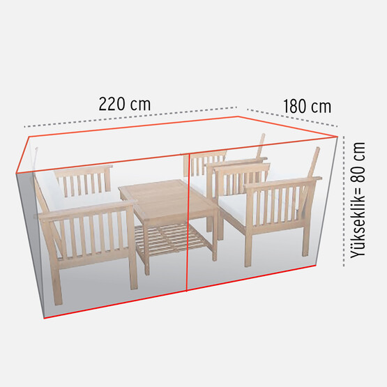 Homaks 220 Koltuk Takımı Koruma Örtüsü 