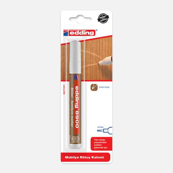 Edding Mobilya Rötuş Kalemi Açık Ceviz Edding 8900 Tekli Blister