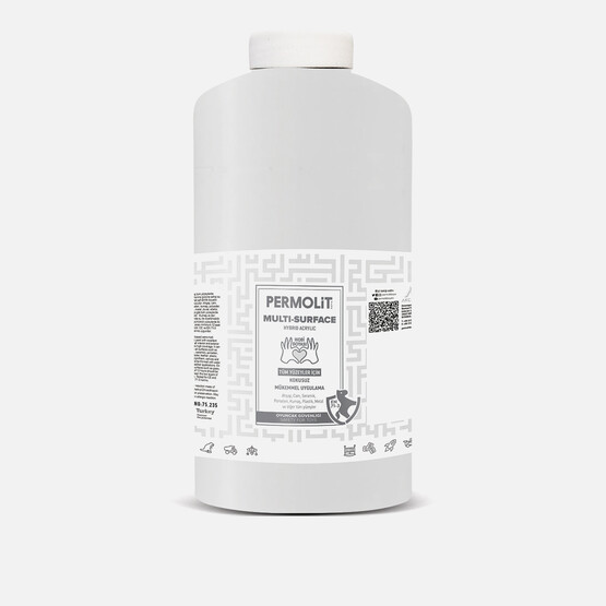 Permolit 2 lt Akrilik Boya Safi Beyaz Multi Surface Permolit