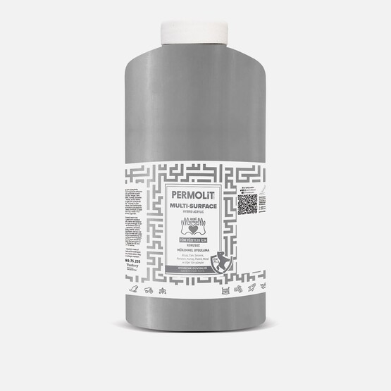 Permolit 2 lt Akrilik Boya Kül Gri Multi Surface Permolit