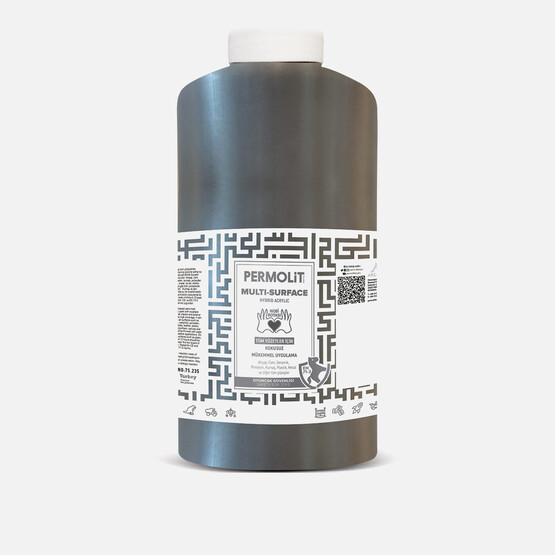 Permolit 2 lt Akrilik Boya Antrasit Multi Surface Permolit
