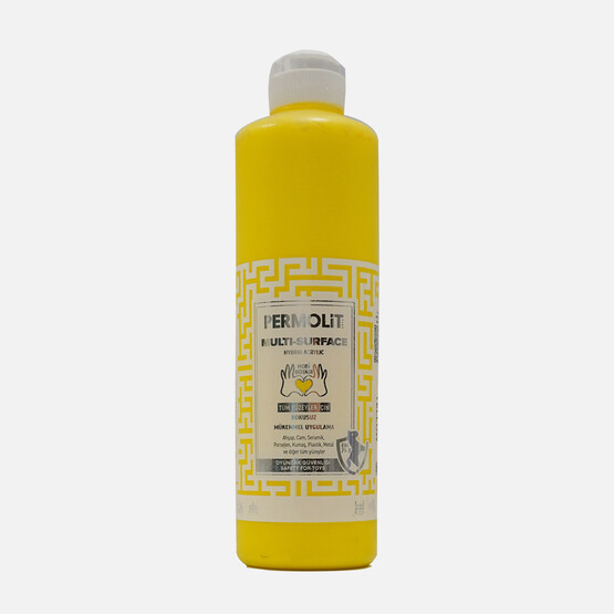 Permolit 0,5 lt Akrilik Boya Sarı Multi Surface 