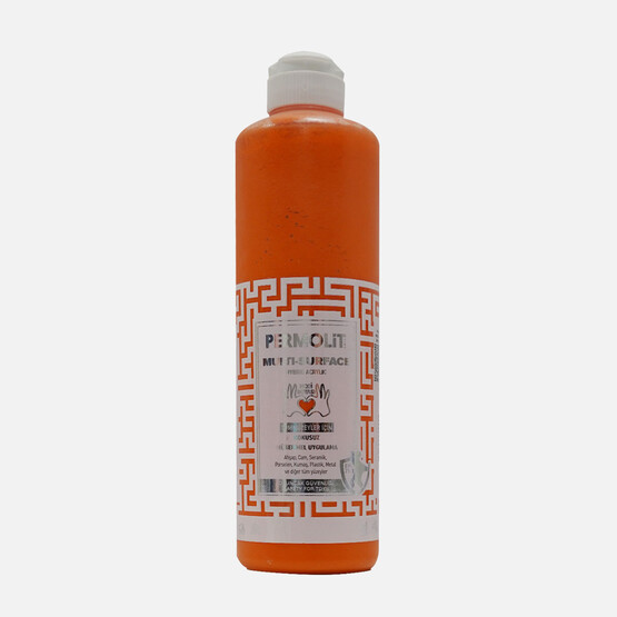 Permolit 0,5 lt Akrilik Boya Turuncu Multi Surface 