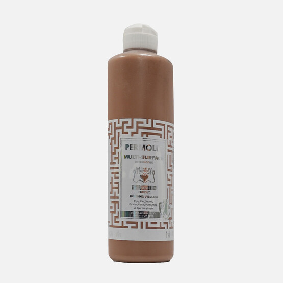 Permolit 0,5 lt Akrilik Boya Açık Kahve Multi Surface 