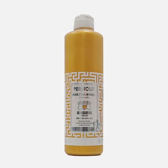 Permolit 0,5 lt Akrilik Boya Metalik Altın Multi Surface 