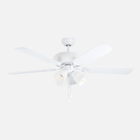 Eglo Las Palmas Çelik 5 Kanatlı 3Xe27 Duy 132 Cm Tavan Vantilatörü Mat Beyaz  