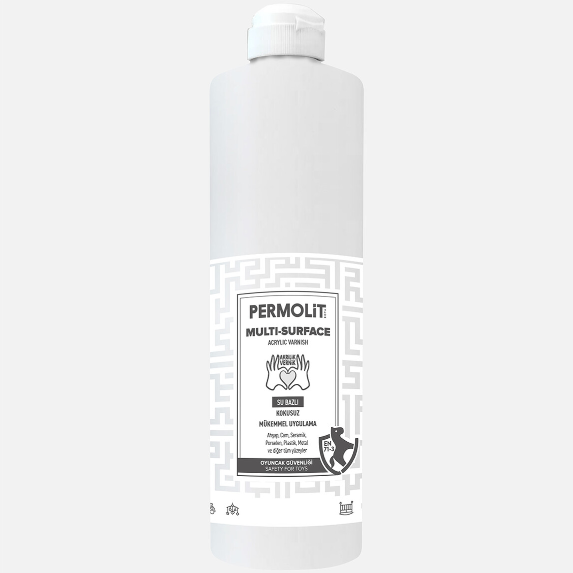    Permolit 0,5 L Multi Surface Akrilik Vernik Yarı Mat  