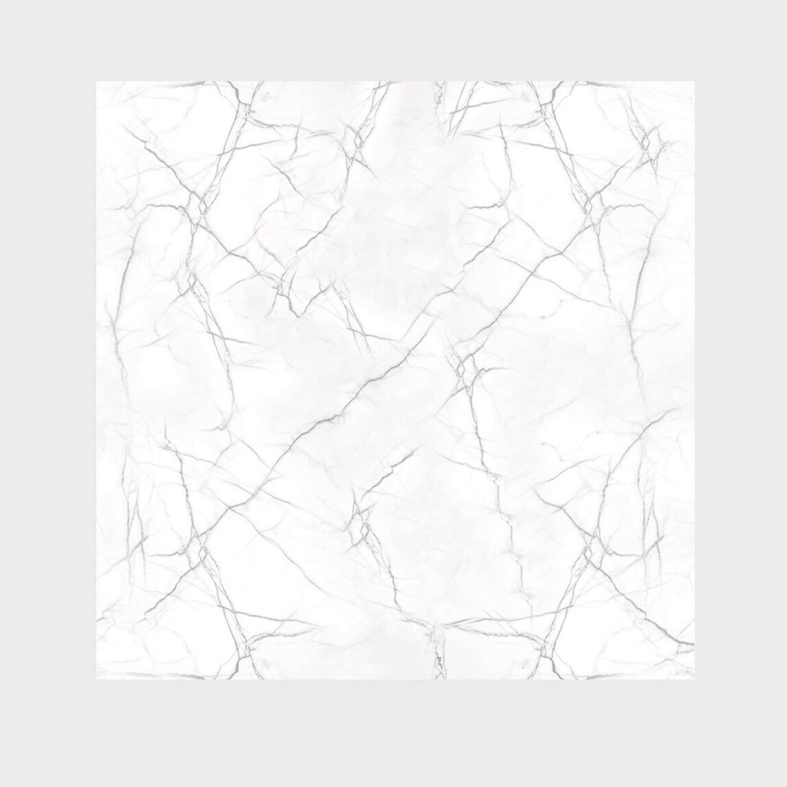    Tink Mermer Desenli Silver Duvar PVC Karola 30 x 30 cm 0.5 mm 