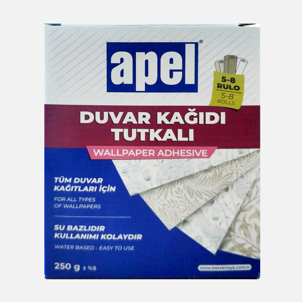    Apel Duvar Kağıdı Yapıştırıcısı 250 g 